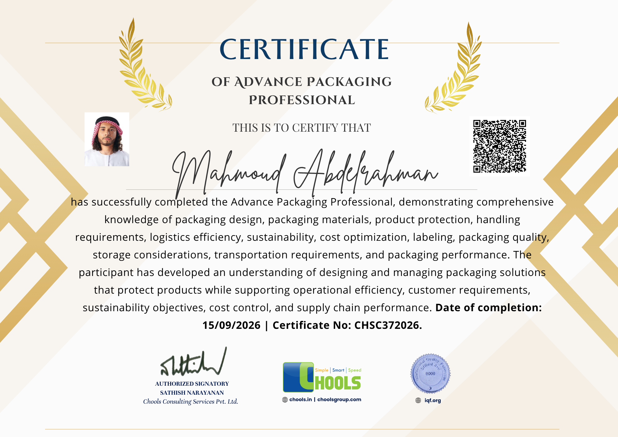 Emerging Business Program Certificate